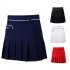 Golf Clothes for Women Anti emptied Pantskirt Cotton Soft Breathable Sweat Absorbtion Skirt QZ041 red XL