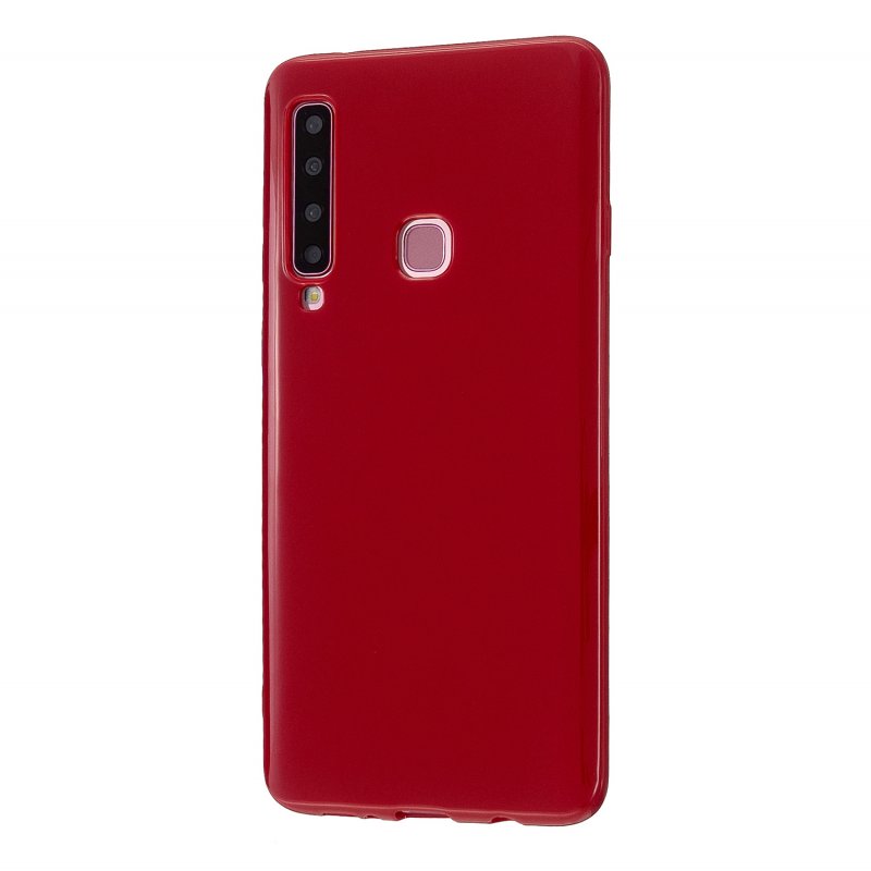 For Samsung A7 2018/A920 Smartphone Case Soft TPU Precise Cutouts Anti-slip Overal Protection Cellphone Cover  Rose red