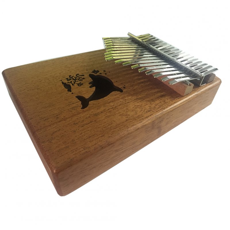 17 Keys Kalimba Portable Thumb Piano Mahogany Body Solid Wood Musical Instrument Delicate Mbira  17 keys