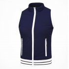 Golf Clothes for Women Vest Thicken Simier Warm Sport Vest Golf Suit Plus vest [cyan]_M