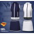 Golf Clothes for Women Vest Thicken Simier Warm Sport Vest Golf Suit Short skirt  navy  S