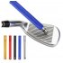 Golf Club Cleaner Wedge Iron Groove Sharpener Golf Club Cleaning Tool Golf Groove Cutter Tool Golf Training Aids Golden