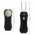 Golf Divot Tool Repair Spring Pitch Groove Cleaner Magnetic Putting Green Fork Switch Golf Training Adis black