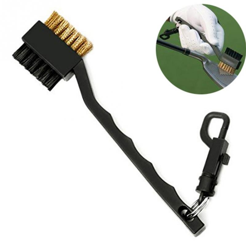Golf Double-side Putter Cleaning Brush Black