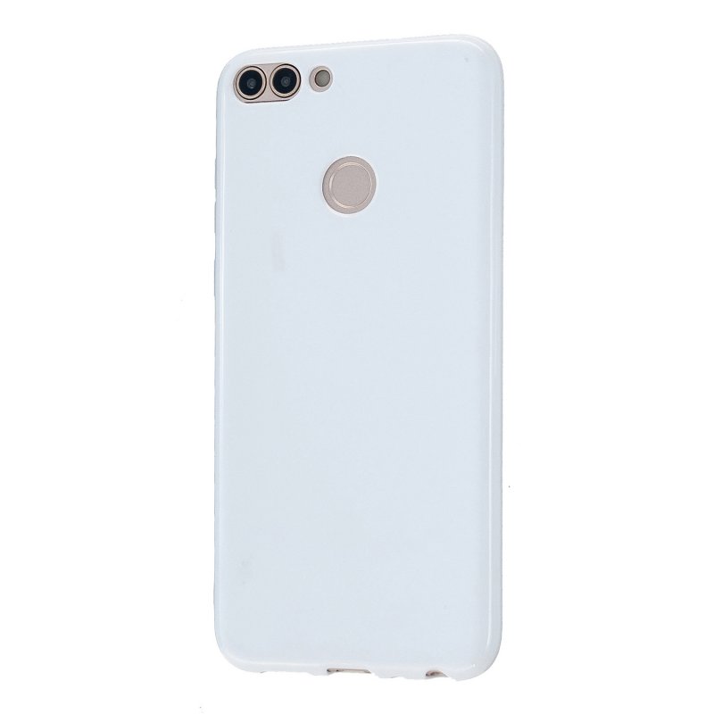 For HUAWEI Honor 7S/7A TPU Phone Case Simple Profile Flexible Soft Cellphone Cover Easy Access Shell Milk white