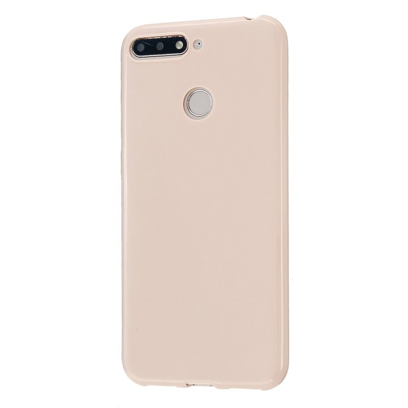 For HUAWEI Honor 7S/7A TPU Phone Case Simple Profile Flexible Soft Cellphone Cover Easy Access Shell Sakura pink