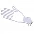 Golf Glove Stretcher with Key Chain Glove Rack Dryer Golf Glove Hanger Holder Golf Accessory white