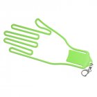 Golf Glove Stretcher with Key Chain Glove Rack Dryer Golf Glove Hanger Holder Golf Accessory green