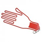 Golf Glove Stretcher with Key Chain Glove Rack Dryer Golf Glove Hanger Holder Golf Accessory red