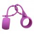 Golf Silicone Ball Cover Golfing storage Keyring Sleeve Bag Balls Holder Cover Golf Ball Protective Accessories purple