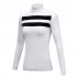 Golf Sun Block Base Shirt Milk Fiber Long Sleeve Autumn Winter Clothes YF144 white S