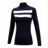 Golf Sun Block Base Shirt Milk Fiber Long Sleeve Autumn Winter Clothes YF144 white  thick version  S