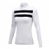 Golf Sun Block Base Shirt Milk Fiber Long Sleeve Autumn Winter Clothes YF144 white  thick version  M