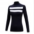 Golf Sun Block Base Shirt Milk Fiber Long Sleeve Autumn Winter Clothes YF144 white  thick version  L