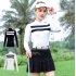 Golf Sun Block Base Shirt Milk Fiber Long Sleeve Autumn Winter Clothes YF144 navy blue  thick version  XL