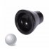 Golf Tee Ball Pick up Suction Cup Picker Sucker Retriever Putter Grip Supply  Black  without ball 