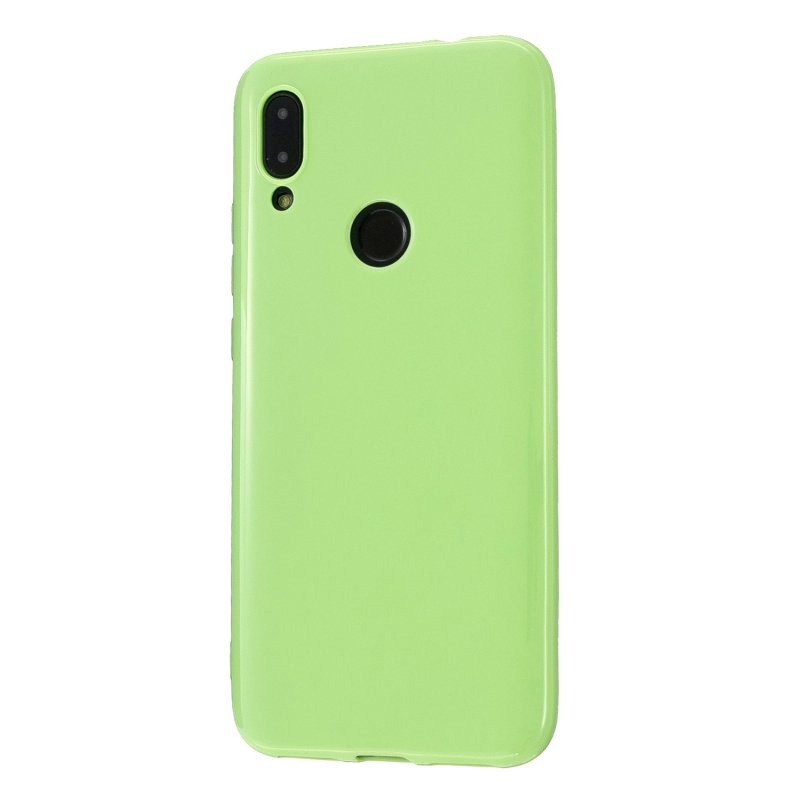 For Redmi 7/7A/Note 7/Note 7 Pro Cellphone Cover Overall Protection Soft TPU Anti-Slip Anti-Scratch Phone Case Fluorescent green