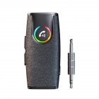 Gr03 Bluetooth-compatible Receiver Hands-free Call Audio Amplifier Wireless Audio Converter For Headphones black