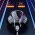 Gr07 Car Bluetooth Kit with Colorful Breathing Light Card Audio Receiver Black