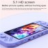 Gr3000 Handheld Game Console 5 1 inch Type c Interface Retro Game Console Compatible for Fc gba gbc md nes sfc ps Grey