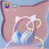 Gradient Cat Ears Noise Canceling Headset Stereo Sound Headphones Wireless Headphones With Built in Microphone For Home Gaming pink