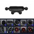 Gravity Car Mobile Phone Holder Stand Telescopic Shockproof Air Outlet Ultra thin Bracket Silver