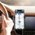 Gravity Car Mobile Phone Holder Stand Telescopic Shockproof Air Outlet Ultra thin Bracket Gray
