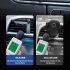 Gravity Car Mobile Phone Holder Stand Telescopic Shockproof Air Outlet Ultra thin Bracket Gray