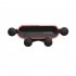 Gravity Car Mobile Phone Holder Stand Telescopic Shockproof Air Outlet Ultra thin Bracket Red