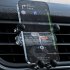 Gravity Car Mobile Phone Holder Stand Telescopic Shockproof Air Outlet Ultra thin Bracket Red