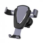 Gravity Car Phone Mount Universal Clip Grip Air Vent Car Cell Phone Holder for iPhone Xs/X / 8/8 <span style='color:#F7840C'>Plus</span> / 7/7 <span style='color:#F7840C'>Plus</span>/Samsung Galaxy S8 / Note 8 black