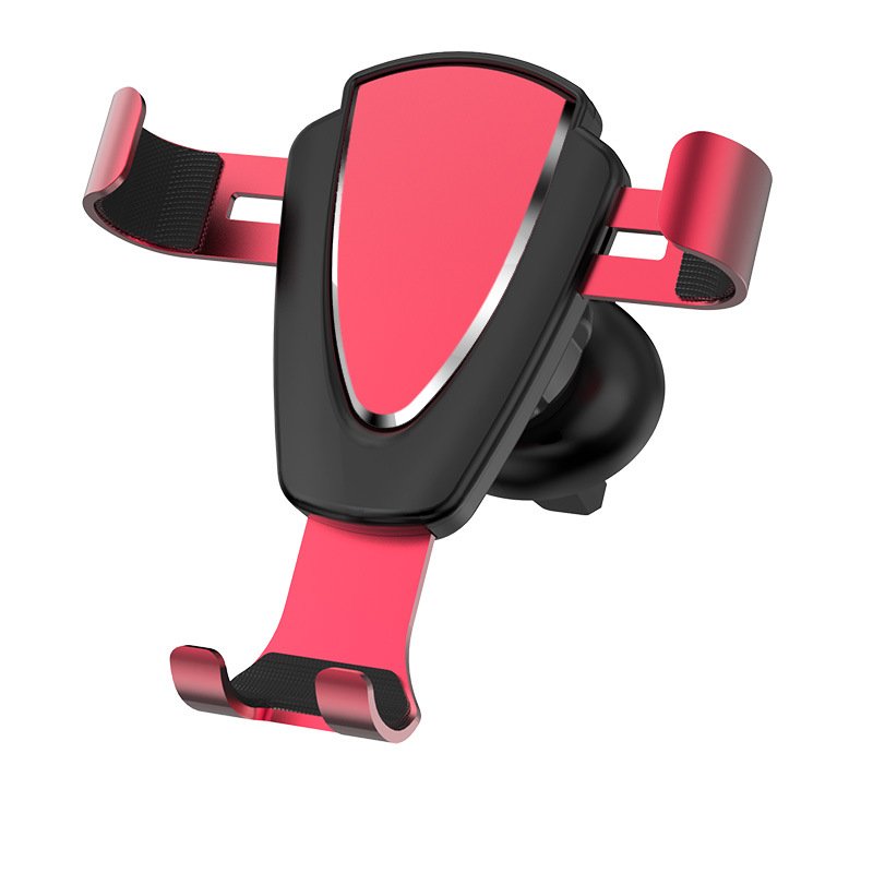 Gravity Car Phone Mount Universal Clip Grip Air Vent Car Cell Phone Holder for iPhone Xs/X / 8/8 Plus / 7/7 Plus/Samsung Galaxy S8 / Note 8 red