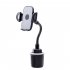Gravity Linkage Mobile Phone Bracket Stable Cup Phone Holder Quick Extension Stand 360 degree Rotation grey silver