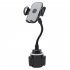 Gravity Linkage Mobile Phone Bracket Stable Cup Phone Holder Quick Extension Stand 360 degree Rotation grey silver