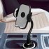 Gravity Linkage Mobile Phone Bracket Stable Cup Phone Holder Quick Extension Stand 360 degree Rotation black   silver