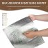 Gray Self Adhesive Felt Fabric  Drawer Liner  Trimmable Self adhesive Carpet Mat For Cat Tree Racks  Cat Scratching Board  Cat Walls  Steps  Cat Grab Columns gr