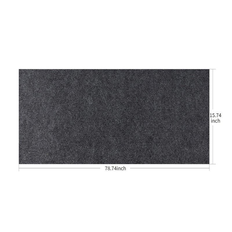 Gray Self Adhesive Felt Fabric, Drawer Liner, Trimmable Self-adhesive Carpet Mat For Cat Tree Racks, Cat Scratching Board, Cat Walls, Steps, Cat Grab Columns grey Large size 40cm*2m