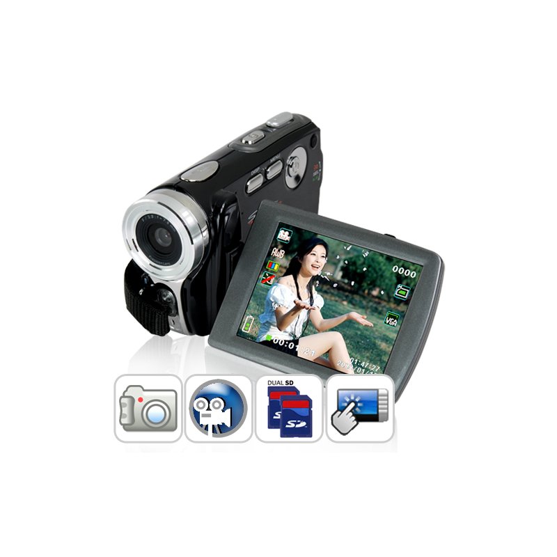 Dual SD Digital Video Camcorder
