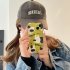 Green Background Puppy Pattern Phone Case Precise Cutting Hole Positions Protective Cover