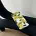 Green Background Puppy Pattern Phone Case Precise Cutting Hole Positions Protective Cover