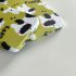 Green Background Puppy Pattern Phone Case Precise Cutting Hole Positions Protective Cover