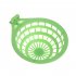 Green Bird Nest Hollow Hanging Cage Eggs Hatching Tool for Pan Finch Parrot Canary Green hollow