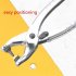 Grommet Tool Kit Eyelets And Grommets With 100 Pieces Eye Holes Grommet Eyelet Plier Set Hand Press Pliers For Shoes Bags Clothes Craft Supplies Interchangeable