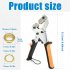 Grommet Tool Kit With 3 8 Inch  10mm  Diameter 100Pcs Grommets Eyelets For Fabric Tarps Leather Handheld Hole Punch Pliers Grommet Press Kits Pliers  100 Eyelet