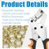 Grommet Tool Kit With 3 8 Inch  10mm  Diameter 100Pcs Grommets Eyelets For Fabric Tarps Leather Handheld Hole Punch Pliers Grommet Press Kits Pliers  100 Eyelet