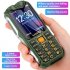 Gsm 2g Mobile Phone 2 6 Inch HD Screen Large Battery Dual Torch Dual Analog Large Button Elderly Cellphone Black