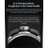 Gt100 Smart Watch 1 43 Inch HD Screen Sports Fitness Bracelet with Tws Wireless Bluetooth Headset Dark Gray