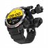Gt100 Smart Watch 1 43 Inch HD Screen Sports Fitness Bracelet with Tws Wireless Bluetooth Headset Dark Gray