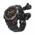 Gt100 Smart Watch 1 43 Inch HD Screen Sports Fitness Bracelet with Tws Wireless Bluetooth Headset Dark Gray