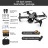 Gt2 Mini Drone 4k Dual Camera 2 4g Drone Fpv Air Pressure Fixed Height RC Foldable Quadcopter Toys Black 3 Batteries